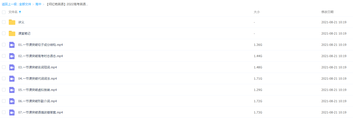 2022高考英语何红艳高考英语一轮复习暑假班完结插图