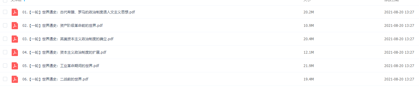 2022高考历史刘莹莹高考历史一轮复习暑秋联报暑假班完结插图1