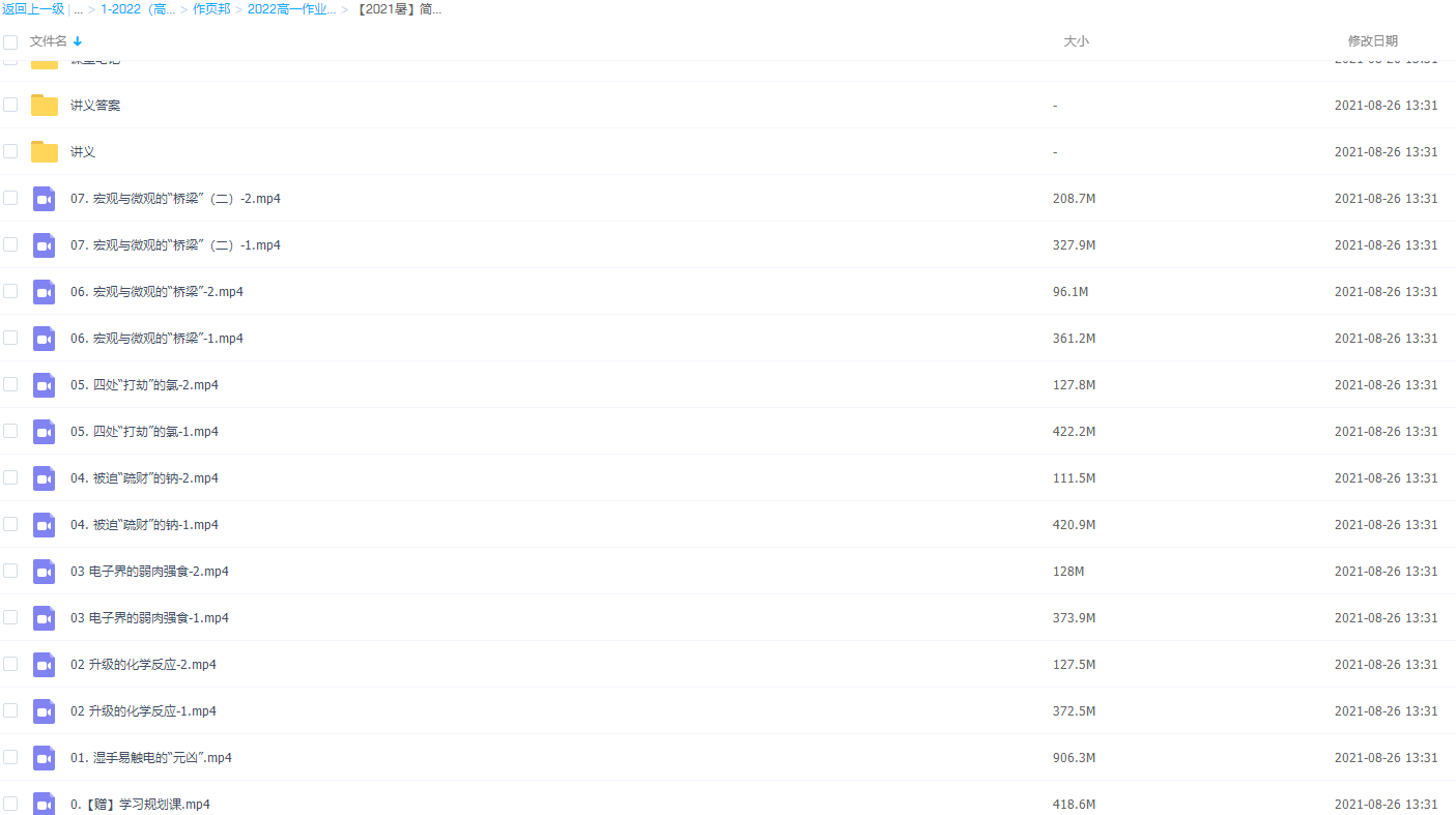 2021作业帮高一康冲化学暑假尖端班(必修1)插图3 2021作业帮高一康冲化学暑假尖端班(必修1)插图3