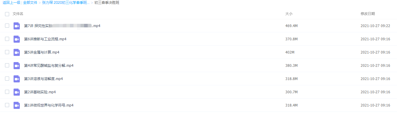 2020高途初三化学张立琛春季班视频课程插图1