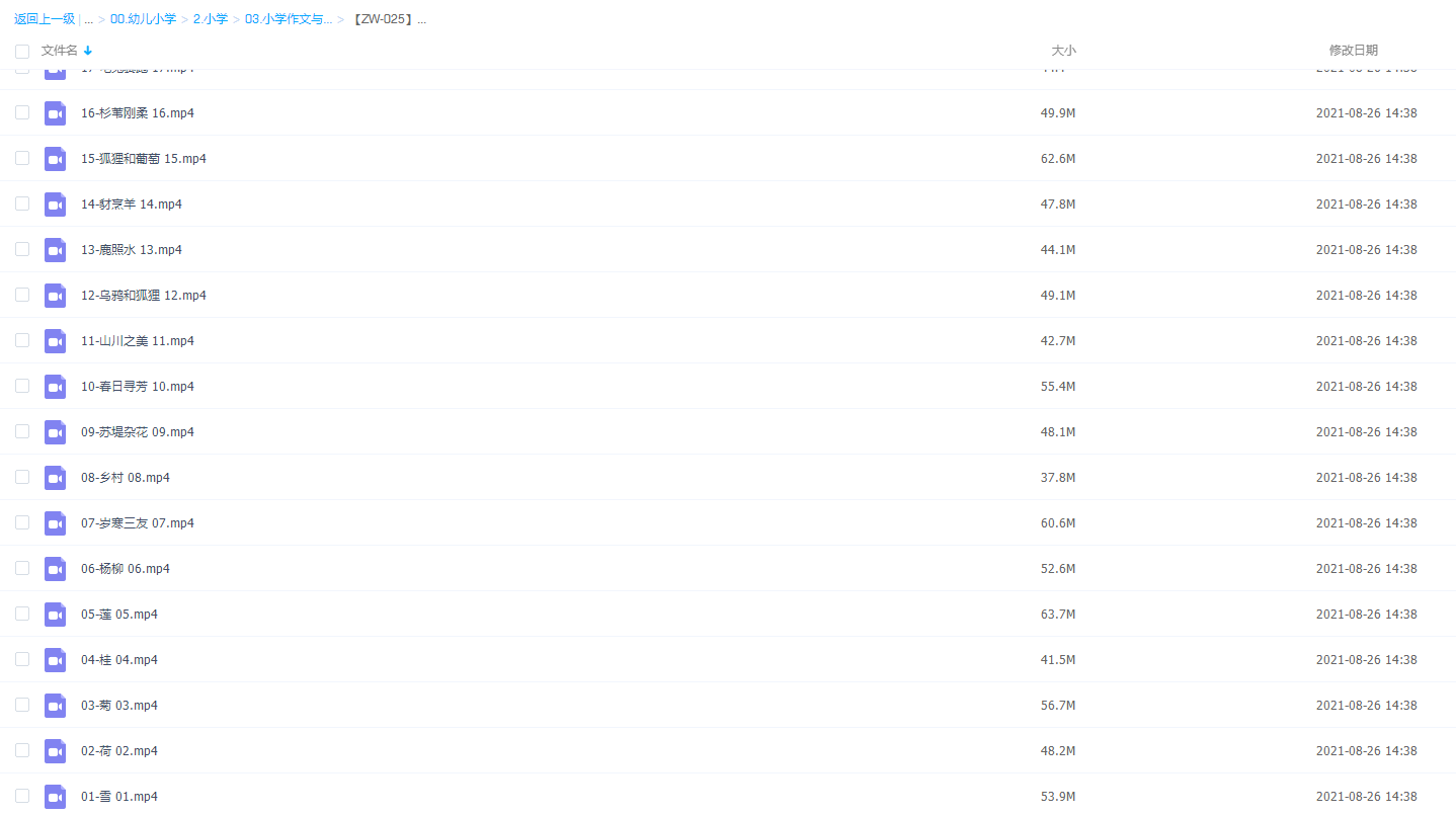 《爱上小古文全80集》3-6年级 文言文启蒙课程插图