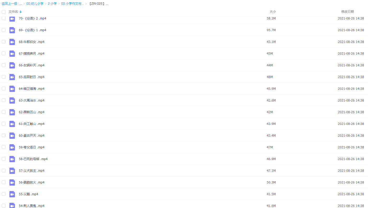 《爱上小古文全80集》3-6年级 文言文启蒙课程插图2