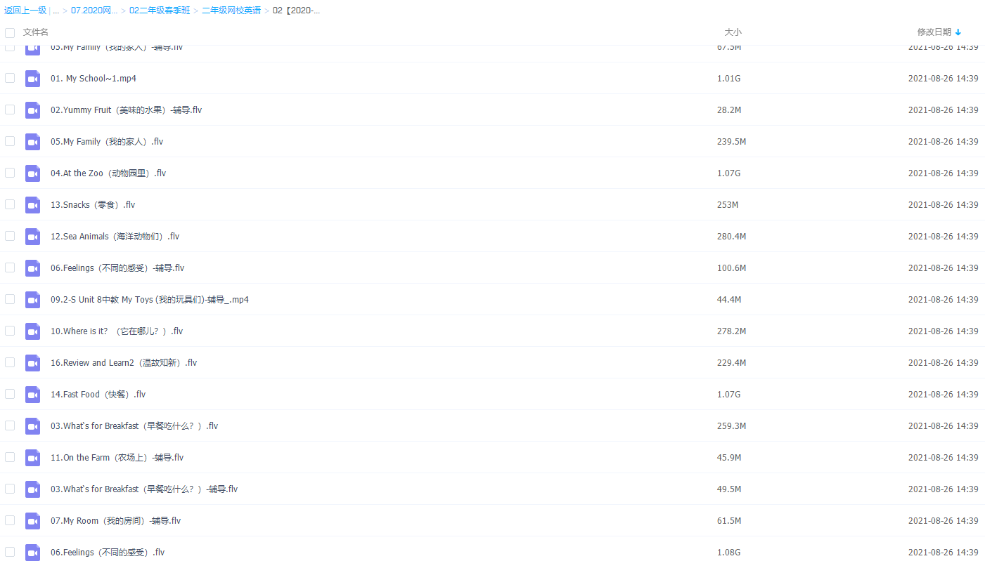 2020学而思(吕平)小学二年级春双优英语直播目标S班视频课程插图1