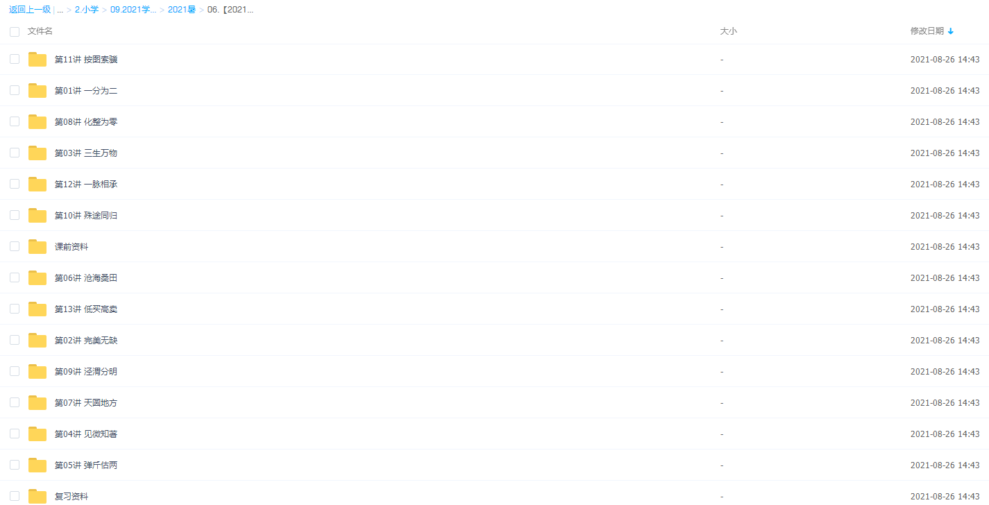 2021学而思六年级数学暑期培优视频课程插图 2021学而思六年级数学暑期培优视频课程插图