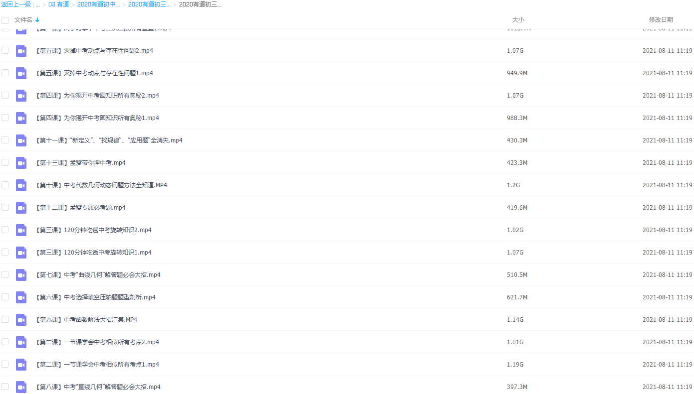 2020有道初三数学满分冲刺班孟亚飞插图 2020有道初三数学满分冲刺班孟亚飞插图