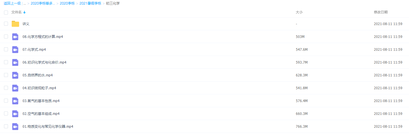 有道李栋化学初三暑假班视频课程插图2 有道李栋化学初三暑假班视频课程插图2