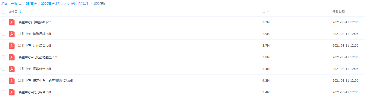 2020高途冲刺班数学历程远【完结】插图1