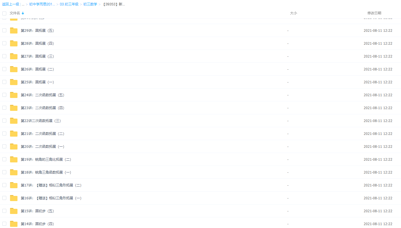 【39353】新初三数学年卡尖子班（上海沪教版）【朱韬-64讲】插图1