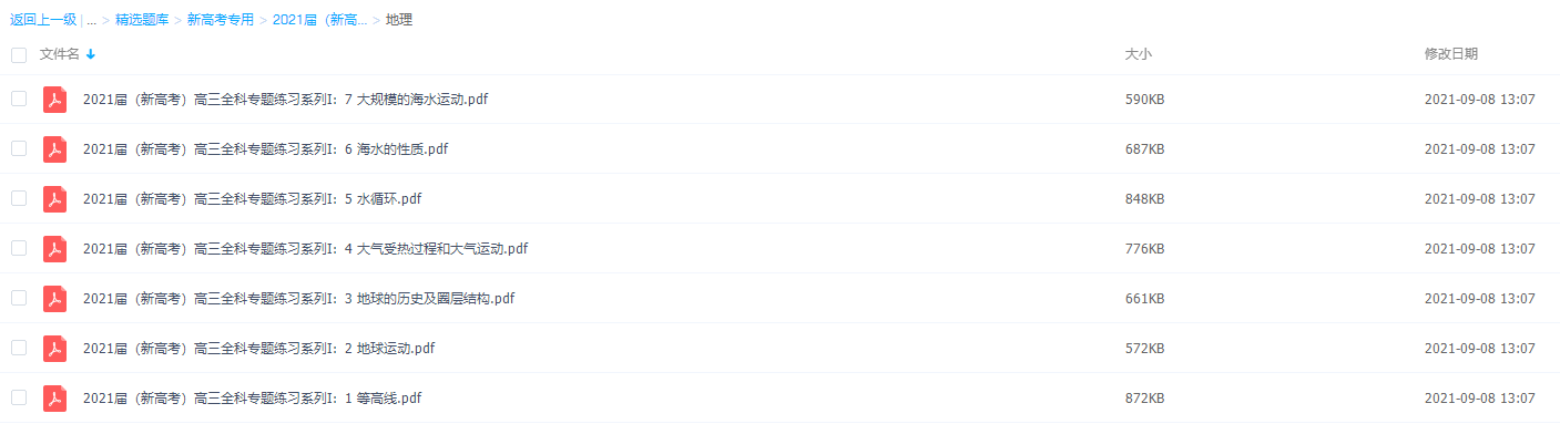 2021届(新高考)高三地理专题练习系列Ⅰ插图 2021届(新高考)高三地理专题练习系列Ⅰ插图