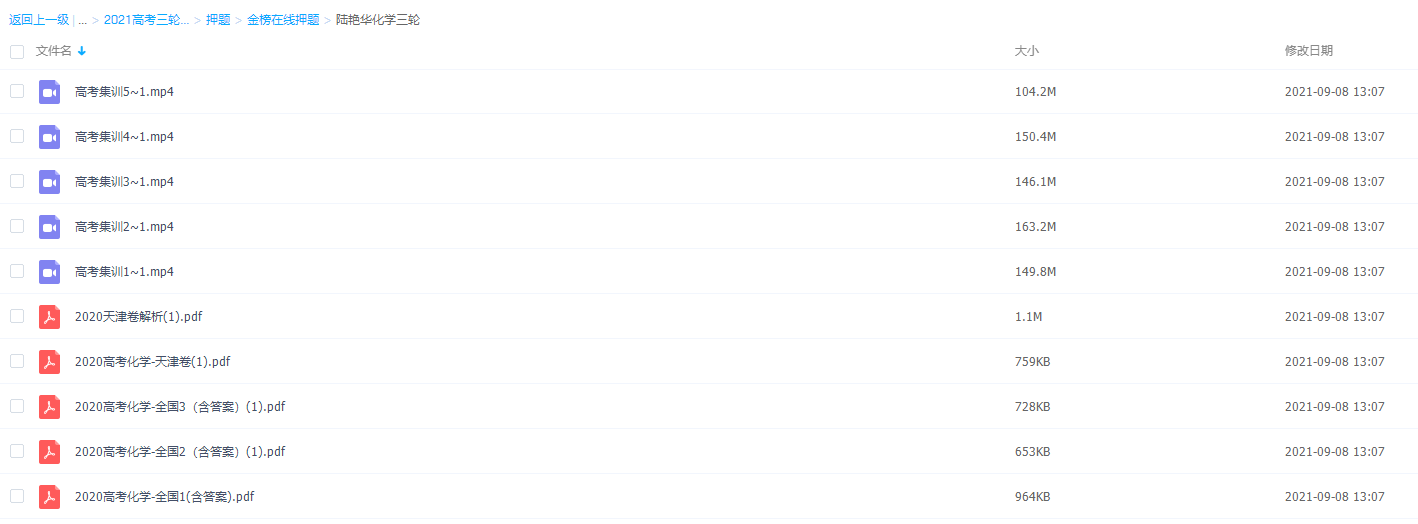 2021金榜在线陆艳华化学三轮插图 2021金榜在线陆艳华化学三轮插图