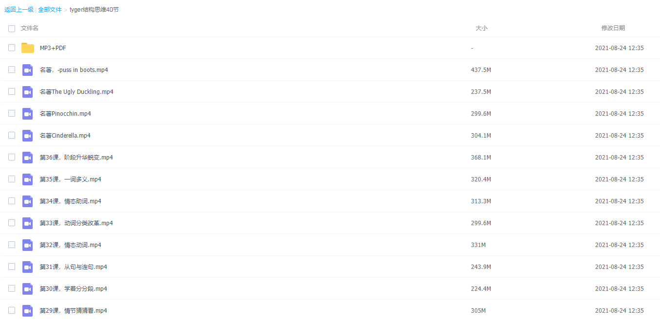 高途课堂泰格趣拼《tyger趣拼英语结构思维40节》插图