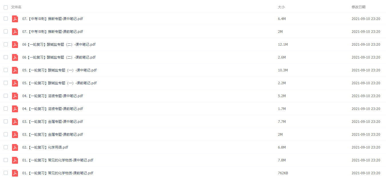 作业帮2021春季初三化学尖端班杨静然一轮复习完结版插图 作业帮2021春季初三化学尖端班杨静然一轮复习完结版插图