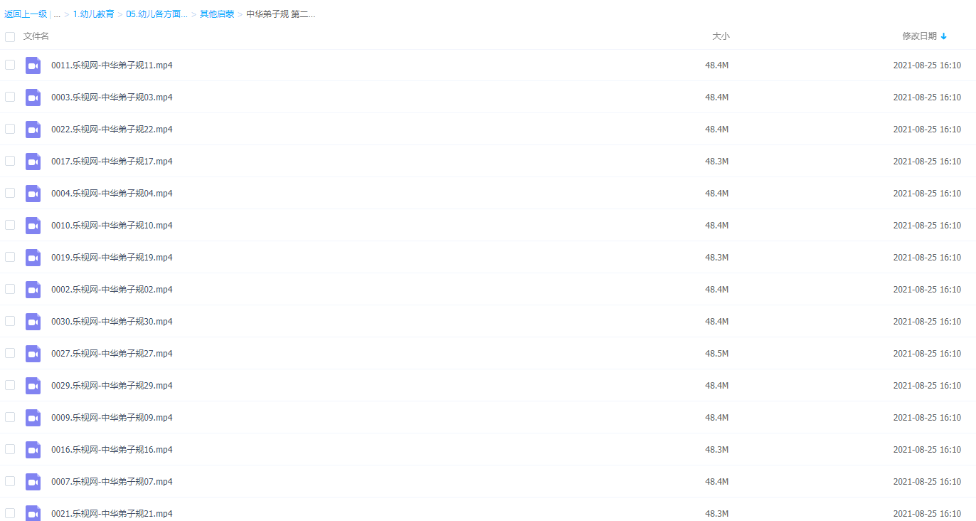 乐视播放《中华弟子规》第二部高清视频插图1