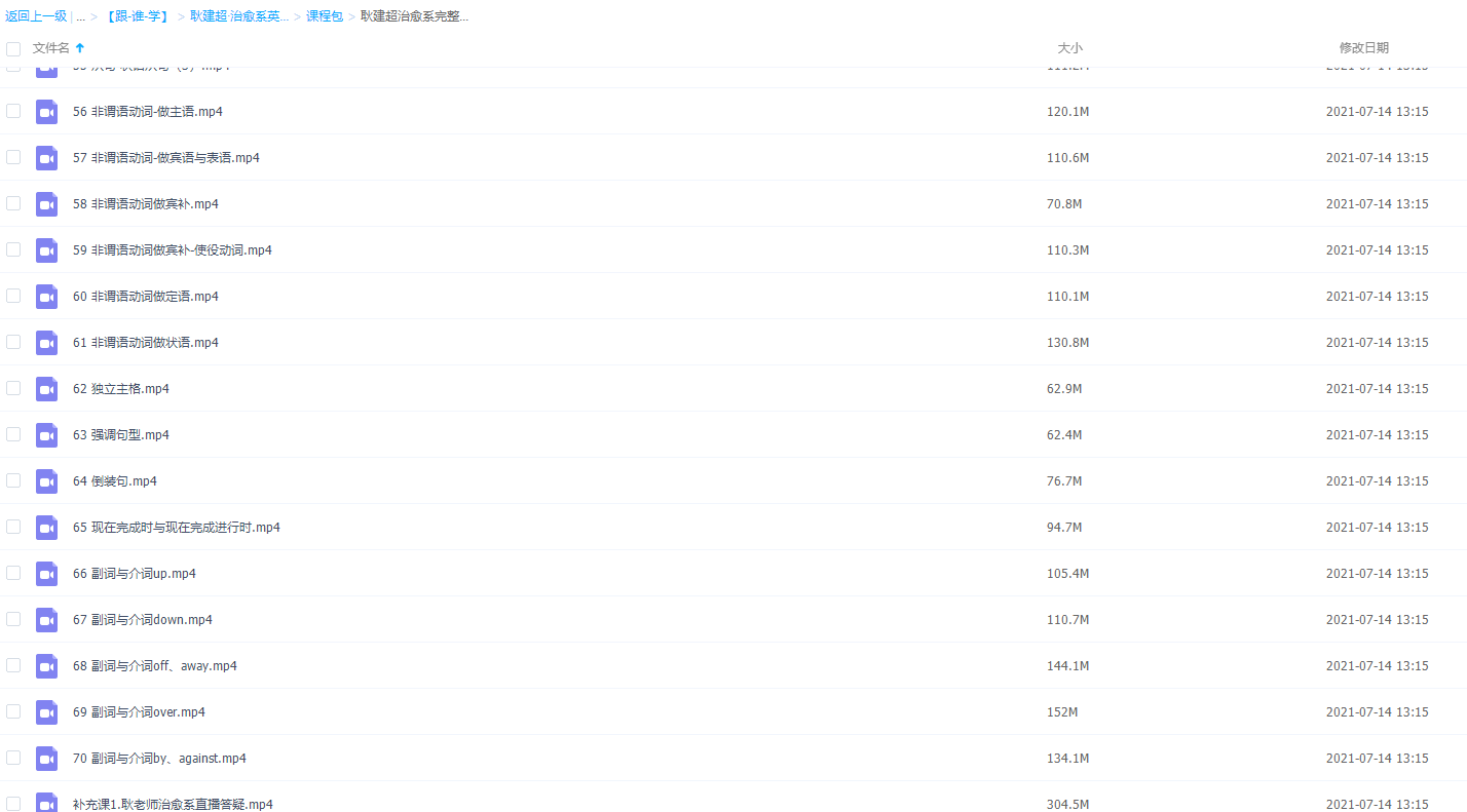 跟谁学耿建超治愈系英语七大体系八大节教学视频全集完整版插图 跟谁学耿建超治愈系英语七大体系八大节教学视频全集完整版插图