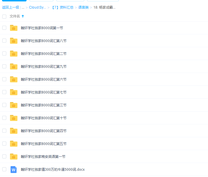 10天突破8000词杨家成霸道词汇课(完结)插图 10天突破8000词杨家成霸道词汇课(完结)插图