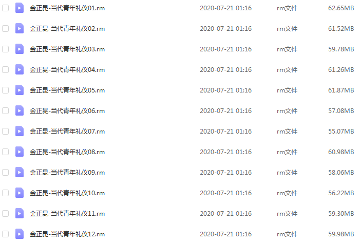 中国人民大学国际关系学院外交学系主任金正昆教授主讲的各种礼仪视频教程插图1