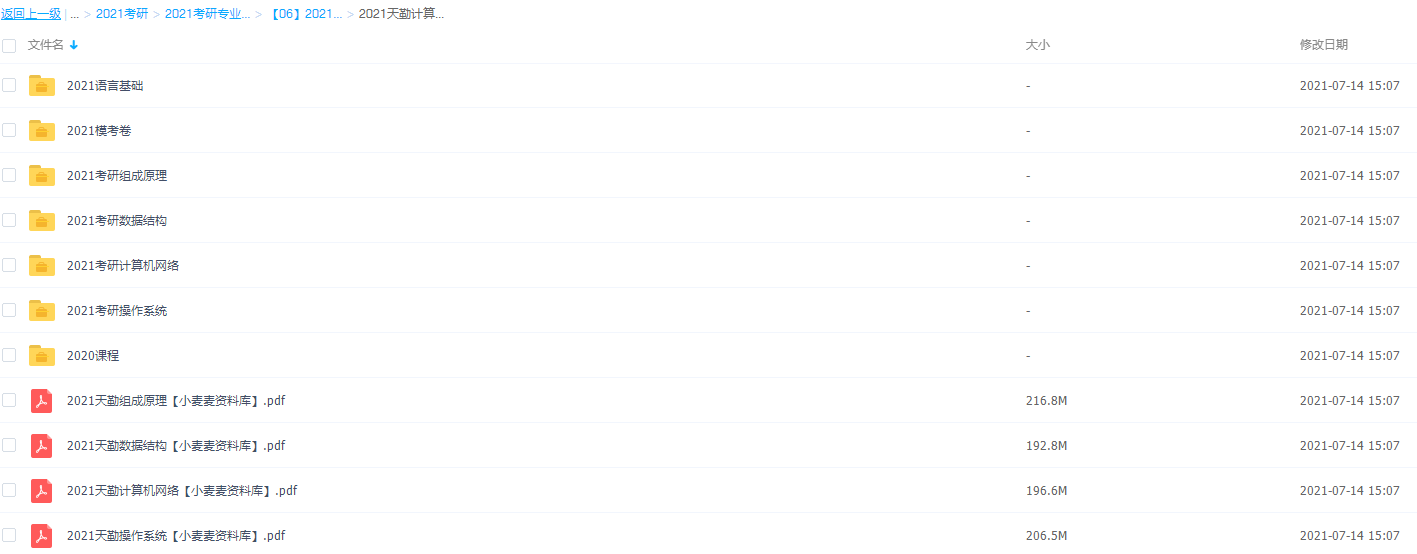 2021王道天勤考研计算机408全程班插图