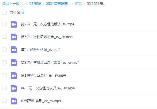 高途课堂2021王泽龙初二数学课程插图 高途课堂2021王泽龙初二数学课程插图