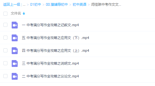 猿辅导初中视频课程英语闵佳琳中考作文文体全攻略插图 猿辅导初中视频课程英语闵佳琳中考作文文体全攻略插图