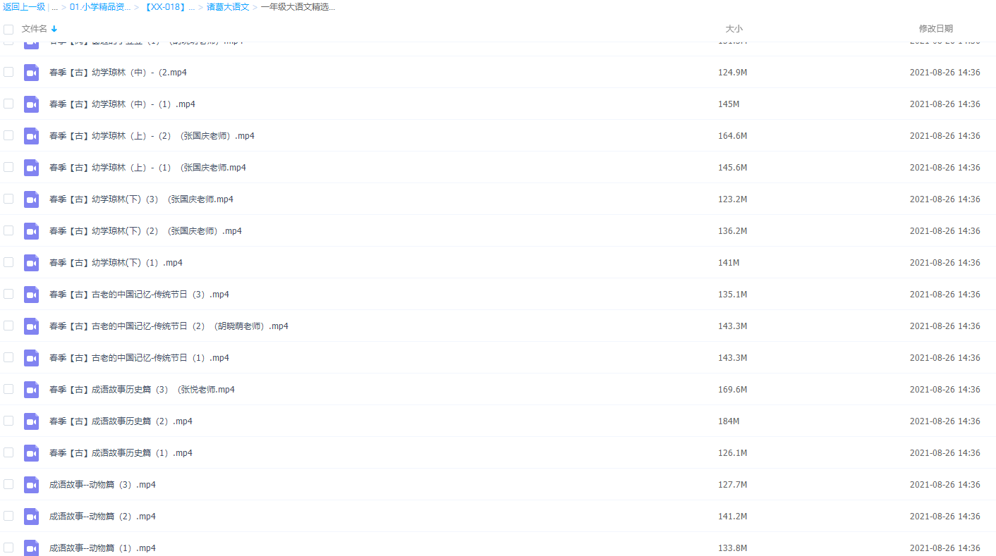 诸葛大语文1-6年级小学视频课程全套插图2 诸葛大语文1-6年级小学视频课程全套插图2