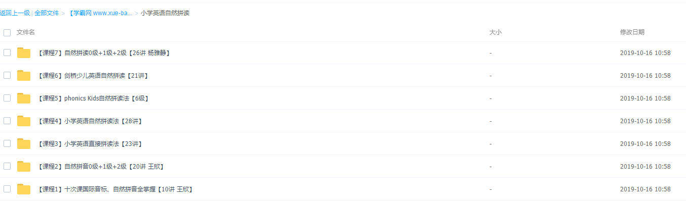 小学初中英语零基础入门自然拼读全套视频插图1