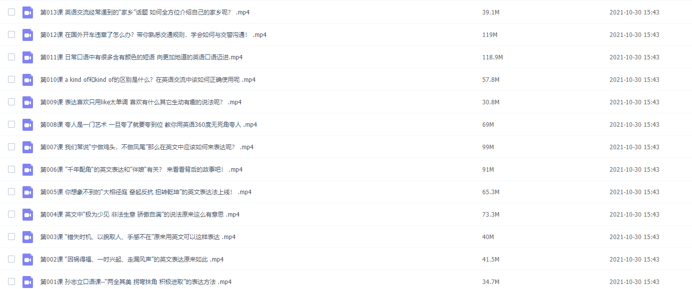 孙志立英语口语每天练100讲（完结）插图