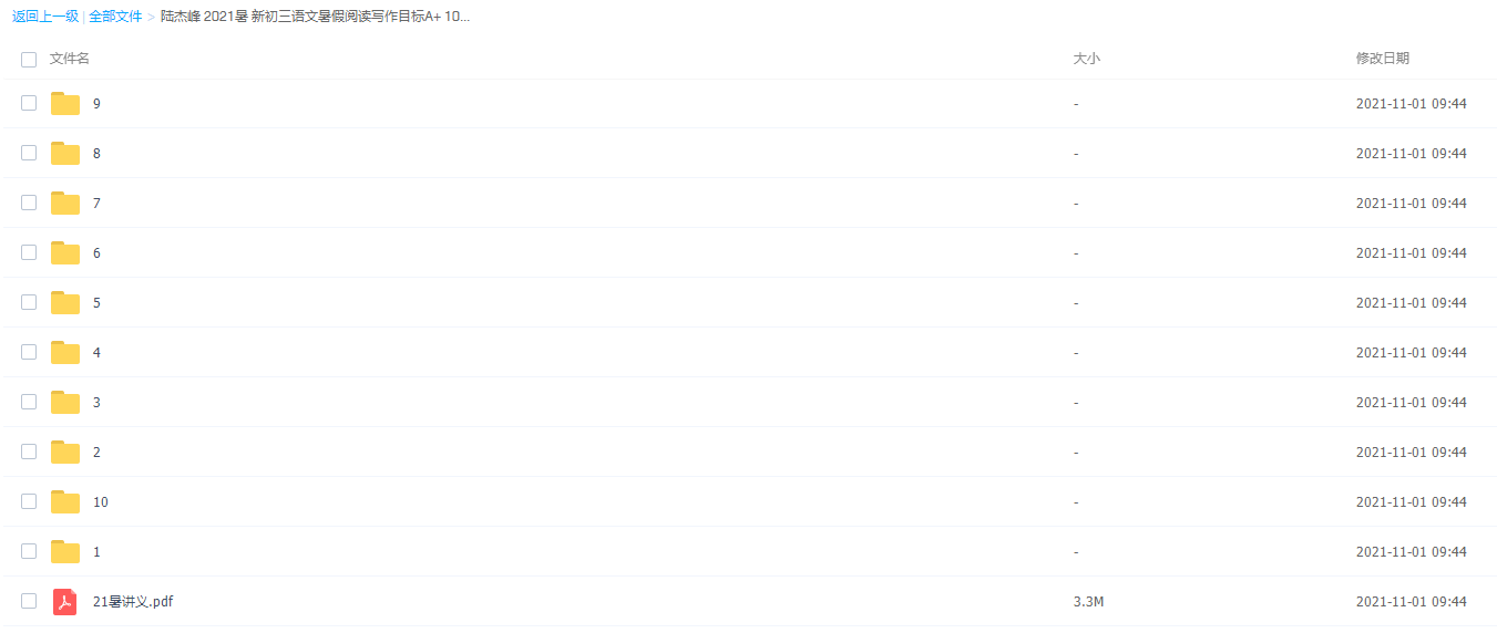 2021学而思陆杰峰初三语文暑假阅读写作目标A+插图