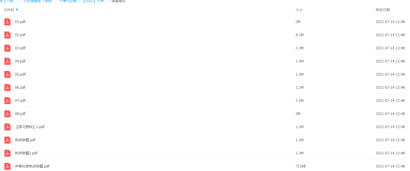 2020作业帮超频考点中考冲刺化学视频课程插图
