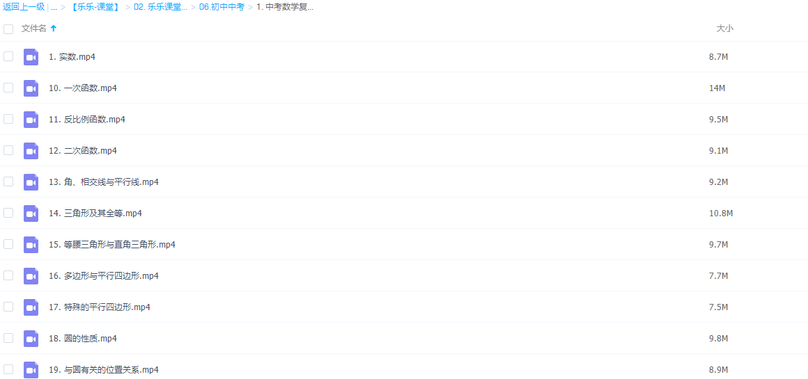 乐乐课堂中考数学综合知识点复习教学视频插图1 乐乐课堂中考数学综合知识点复习教学视频插图1