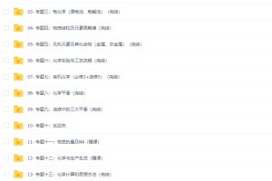 金榜在线2021陆艳华一轮化学高清视频课程