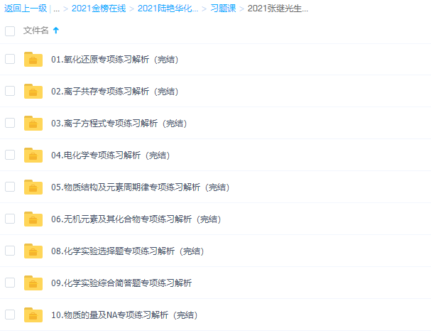 金榜在线2021张继光生物一轮复习视频课程插图 金榜在线2021张继光生物一轮复习视频课程插图