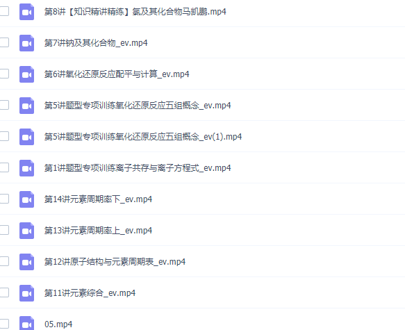 高途马凯鹏2021秋季 高一化学秋季系统班更新14讲插图1