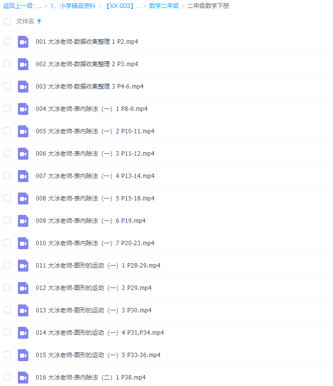人教版小学二年级数学下册网课同步辅导讲课教学视频全集插图2