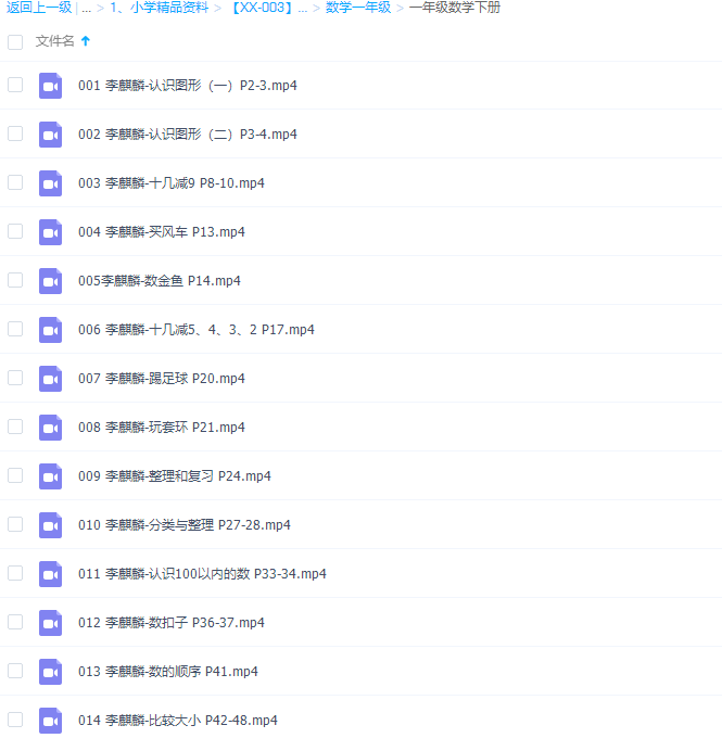 人教版小学一年级数学下册网课同步辅导讲课教学视频插图1 人教版小学一年级数学下册网课同步辅导讲课教学视频插图1