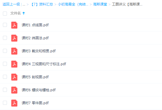 2021高斯课堂工图讲义pdf合集免费版完整版插图
