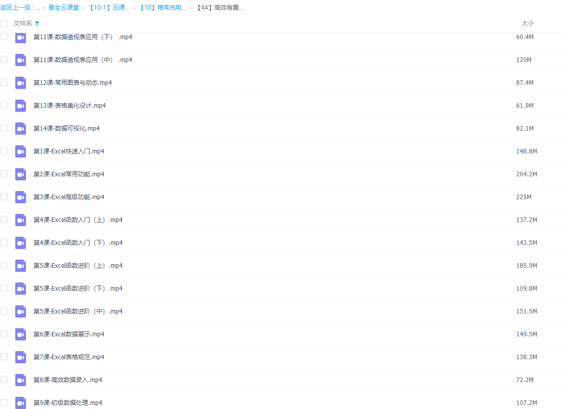 高效有趣学excel,轻松入门到高阶视频课程插图 高效有趣学excel,轻松入门到高阶视频课程插图