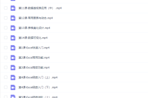 高效有趣学Excel轻松入门到高阶(完整课程分享)