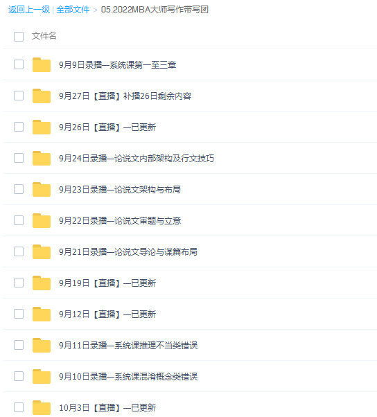 2022管综考研：MBA大师写作带写团视频课程插图