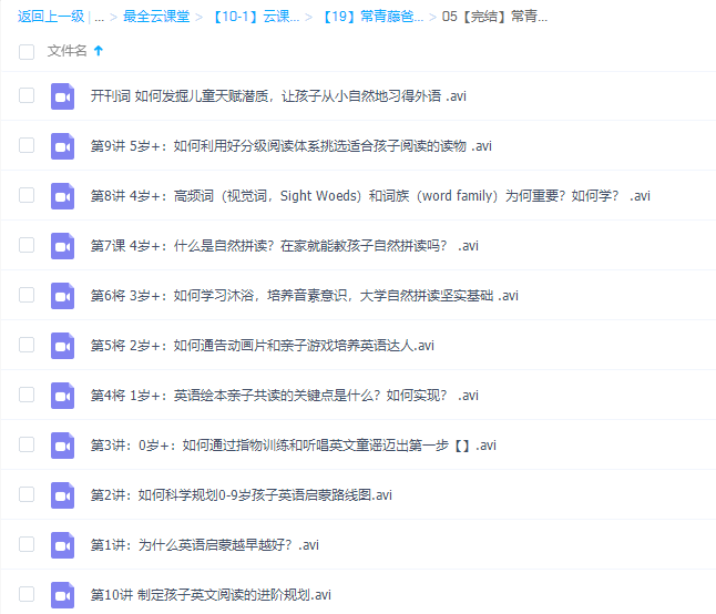 幼儿英语常青藤爸爸0-9岁英语启蒙视频课程插图 幼儿英语常青藤爸爸0-9岁英语启蒙视频课程插图