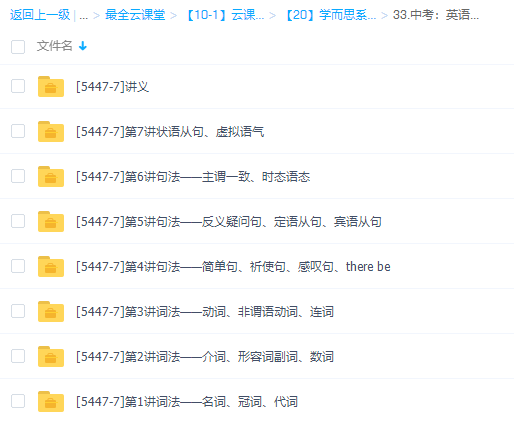 学而思英语全国历年中考真题必考语法点全套插图 学而思英语全国历年中考真题必考语法点全套插图