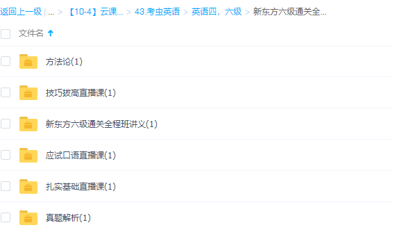 新东方六级通关全程班视频课程插图