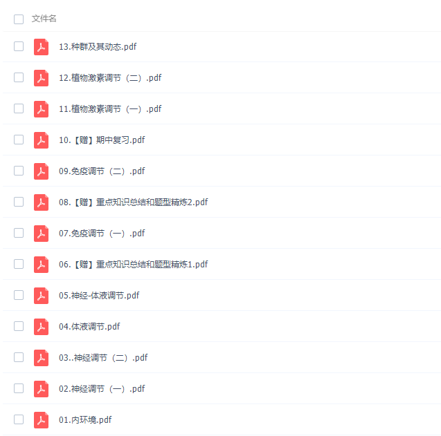 作业帮邓康尧2021高二生物秋季班更新13讲插图 作业帮邓康尧2021高二生物秋季班更新13讲插图