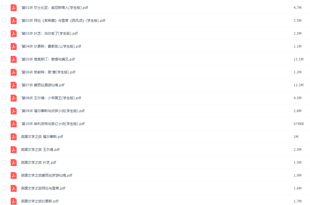 学而思郭昊晨小学语文英国文学课视频课程全集插图