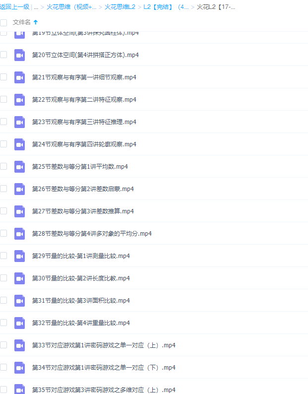 火花思维L2(4-5岁)儿童数理思维课程(36G高清视频完结)插图1