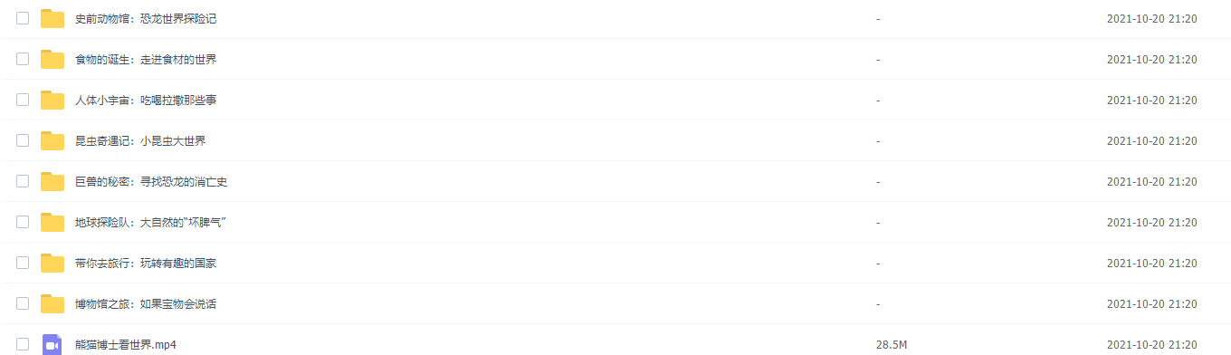 中国少儿动画《熊猫博士看世界:120+节百科知识课》127集全插图