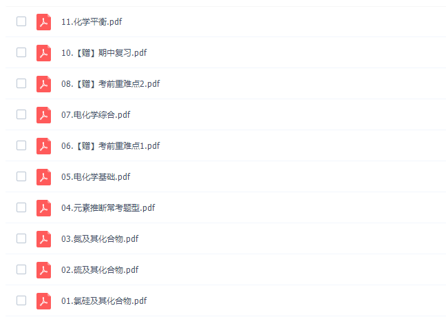 高中化学作业帮金淑俊高三化学2021年秋季尖端班课程插图 高中化学作业帮金淑俊高三化学2021年秋季尖端班课程插图