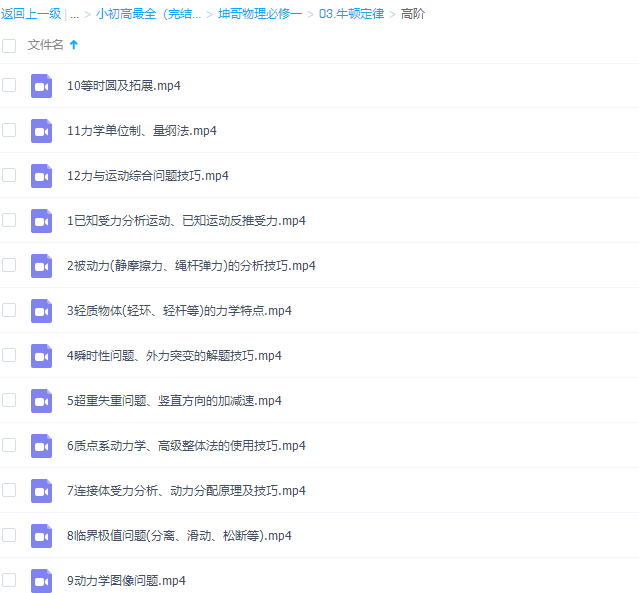 高中物理腾讯课堂坤哥物理必修一牛顿定律高阶版视频课程插图 高中物理腾讯课堂坤哥物理必修一牛顿定律高阶版视频课程插图