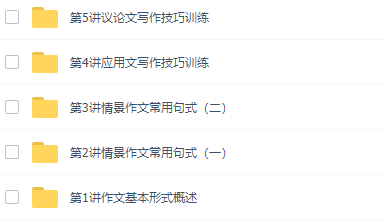 学而思高考英语满分冲刺系列：高考作文大串讲课程插图