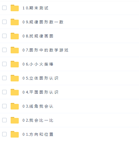 小学数学蘑菇培优一年级数学2021年暑期卓越班课程插图