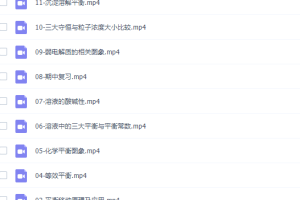 高中化学作业帮王瑾高二化学2021年秋季尖端班课程